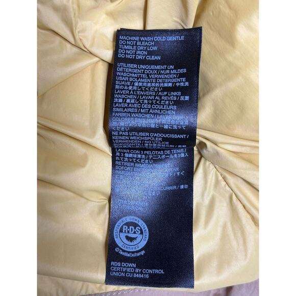 prAna Timber Trail Vest Mens XL Brown Tan Shire Colorblock Down Puffer Outdoor - Picture 6 of 6